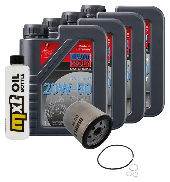 Inspektionspaket 4L 20W-50 + Ölfilter für BMW K 75 C R 750 / 1200 ccm Bj. 1987 - 2004