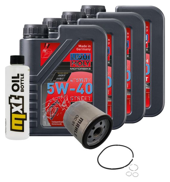 Inspektionspaket 4L 5W-40 + Ölfilter + 2x Zündkerze für BMW R GS 1100 ccm Bj. 1993
