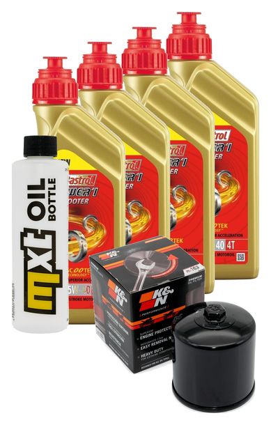 Inspektionspaket 4L 5W-40 + Ölfilter + 2x Zündkerze für BMW R GS 1100 ccm Bj. 1993