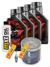 Inspectiepakket 4L 5W-40 + Oliefilter + 2x Bougie voor BMW R GS 1100 ccm Bj. 1993