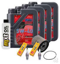 Pacchetto di ispezione 4L 5W-40 + filtro olio + 2x candela per BMW R GS 1100 ccm Anno 1993