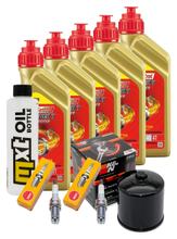 Pacchetto di ispezione 5L 5W-40 + filtro olio + 2x candela per BMW R RS 1100 ccm Anno 1992 - 2000