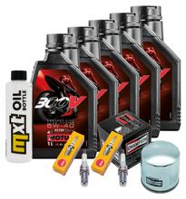 Pacchetto di ispezione 5L 5W-40 + filtro olio + 2x candela per BMW R RS 1100 ccm Anno 1992 - 2000