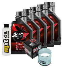 Pacchetto di ispezione 5L 5W-40 + filtro olio + 2x candela per BMW R RS 1100 ccm Anno 1992 - 2000