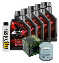 Paquete de inspección 5L 5W-40 + filtro de aceite + 2 bujías para BMW R RS 1100 ccm Año 1992 - 2000