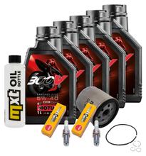 Paquete de inspección 5L 5W-40 + filtro de aceite + 2 bujías para BMW R RS 1100 ccm Año 1992 - 2000