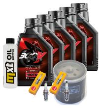 Inspection package 5L 5W-40 + oil filter + 2x spark plug for BMW R RS 1100 ccm Year 1992 - 2000