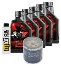 Paquete de inspección 5L 5W-40 + filtro de aceite + 2 bujías para BMW R RS 1100 ccm Año 1992 - 2000