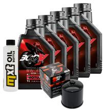 Paquete de inspección 5L 5W-40 + filtro de aceite + 2 bujías para BMW R RS 1100 ccm Año 1992 - 2000