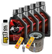 Kit d'inspection 5L 5W-40 + filtre à huile + 2 bougies pour BMW R RS 1100 ccm Année 1992 - 2000