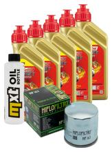 Paquete de inspección 5L 5W-40 + filtro de aceite + 2 bujías para BMW R RS 1100 ccm Año 1992 - 2000