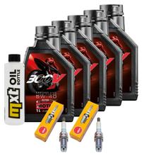 Inspection package 5L 5W-40 + oil filter + 2x spark plug for BMW R RS 1100 ccm Year 1992 - 2000