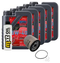 Kit d'inspection 5L 5W-40 + filtre à huile + 2 bougies pour BMW R RS 1100 ccm Année 1992 - 2000