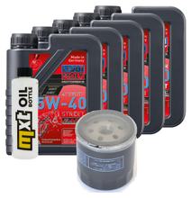 Inspectiepakket 5L 5W-40 + Oliefilter + 2x Bougie voor BMW R RS 1100 ccm Bauwjaar 1992 - 2000