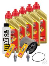 Pacchetto di ispezione 5L 5W-40 + filtro olio + 2x candela per BMW R RS 1100 ccm Anno 1992 - 2000