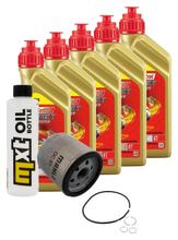Pacchetto di ispezione 5L 5W-40 + filtro olio + 2x candela per BMW R RS 1100 ccm Anno 1992 - 2000