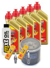 Pacchetto di ispezione 5L 5W-40 + filtro olio + 2x candela per BMW R RS 1100 ccm Anno 1992 - 2000