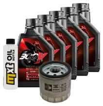 Kit d'inspection 5L 5W-40 + filtre à huile + 2 bougies pour BMW R RS 1100 ccm Année 2001