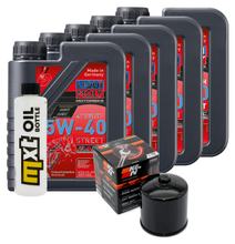 Pacchetto di ispezione 5L 5W-40 + filtro olio + 2x candela per BMW R RS 1100 ccm Anno 2001