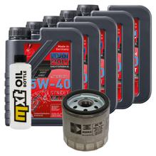 Inspectiepakket 5L 5W-40 + Oliefilter + 2x Bougie voor BMW R RS 1100 ccm Bj. 2001
