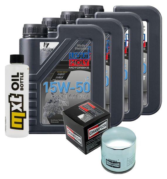 Inspektionspaket 4L 15W-50 + Ölfilter für BMW R RT GS 1100 - 1200 ccm Bj. 1998 - 2005