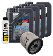Paquete de inspección 4L 15W-50+filtro de aceite para BMW R S 1100 ccm Año 1999