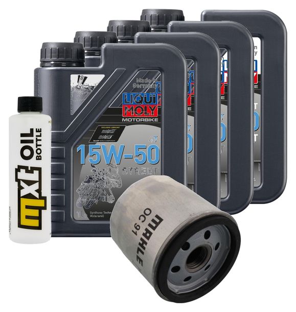 Inspektionspaket 4L 15W-50 + Ölfilter für BMW R 1150 ccm Bj. 2004 - 2006