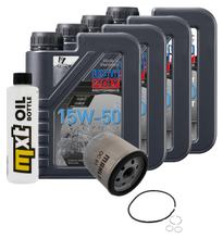 Pacchetto di ispezione 4L 15W-50+filtro olio per BMW R 1150 ccm Anno 2004 - 2006