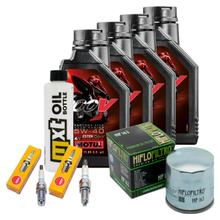 Pacchetto di ispezione 4L 5W-40 + filtro olio + 2x candela per BMW R RS GS Adventure 1150 ccm Anno 2003 - 2005