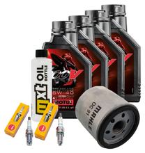 Inspectiepakket 4L 5W-40 + Oliefilter + 2x Bougie voor BMW R RS GS Adventure 1150 ccm Bj. 2003 - 2005
