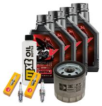 Paquete de inspección 4L 5W-40 + filtro de aceite + 2 bujías para BMW R RS GS Adventure 1150 ccm Año 2003 - 2005