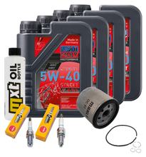 Pacchetto di ispezione 4L 5W-40 + filtro olio + 2x candela per BMW R RS GS Adventure 1150 ccm Anno 2003 - 2005