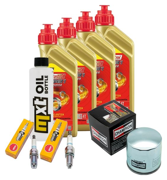 Inspection package 4L 5W-40 + oil filter + 2x spark plug for BMW R RS RT ABS 1150 ccm Year 2004 - 2005