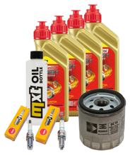 Inspectiepakket 4L 5W-40 + Oliefilter + 2x Bougie voor BMW R RS RT ABS 1150 ccm Bj. 2004 - 2005