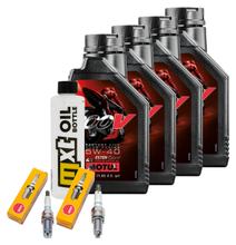 Pacchetto di ispezione 4L 5W-40 + filtro olio + 2x candela per BMW R RS RT ABS 1150 ccm Anno 2004 - 2005