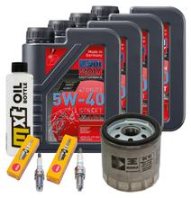 Pacchetto di ispezione 4L 5W-40 + filtro olio + 2x candela per BMW R RS RT ABS 1150 ccm Anno 2004 - 2005