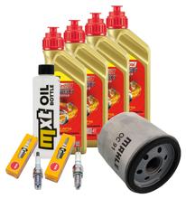 Pacchetto di ispezione 4L 5W-40 + filtro olio + 2x candela per BMW R RS RT ABS 1150 ccm Anno 2004 - 2005