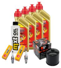 Pacchetto di ispezione 4L 5W-40 + filtro olio + 2x candela per BMW R RS RT ABS 1150 ccm Anno 2004 - 2005