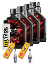 Inspectiepakket 4L 5W-40 + Oliefilter + 2x Bougie voor BMW R RT ABS 1150 ccm Bj. 2000
