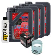 Inspectiepakket 4L 5W-40 + Oliefilter + 2x Bougie voor BMW R RT ABS 1150 ccm Bj. 2000