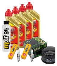 Kit d'inspection 4L 5W-40 + filtre à huile + 2 bougies pour BMW R GS RT Adventure 1200 ccm Année 2004 - 2009