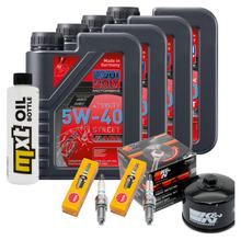 Paquete de inspección 4L 5W-40 + filtro de aceite + 2 bujías para BMW R GS RT Adventure 1200 ccm Año 2004 - 2009