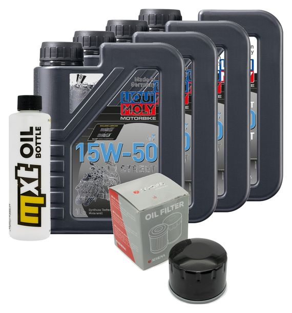 Paquete de inspección 4L 15W-50+filtro de aceite para BMW R GS 1200 ccm Año 2005