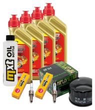 Kit d'inspection 4L 5W-40 + filtre à huile + 2 bougies pour BMW R GS Adventure 1200 ccm Année 2008 - 2012