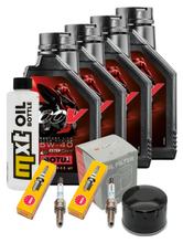 Pacchetto di ispezione 4L 5W-40 + filtro olio + 2x candela per BMW R GS Adventure 1200 ccm Anno 2008 - 2012