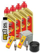 Kit d'inspection 4L 5W-40 + filtre à huile + 2 bougies pour BMW R GS Adventure 1200 ccm Année 2008 - 2012