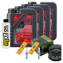 Inspectiepakket 4L 5W-40 + Oliefilter + 2x Bougie voor BMW R GS Adventure 1200 ccm Bj. 2013