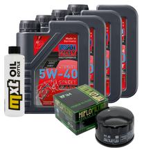 Pacchetto di ispezione 4L 5W-40 + filtro olio + 2x candela per BMW R GS Adventure 1200 ccm Anno 2013