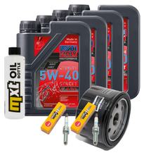 Inspection package 4L 5W-40 + oil filter + 2x spark plug for BMW R GS Adventure 1200 ccm Year 2013