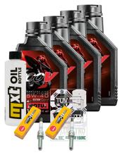 Inspectiepakket 4L 5W-40 + Oliefilter + 2x Bougie voor BMW R GS Adventure 1200 ccm Bj. 2014